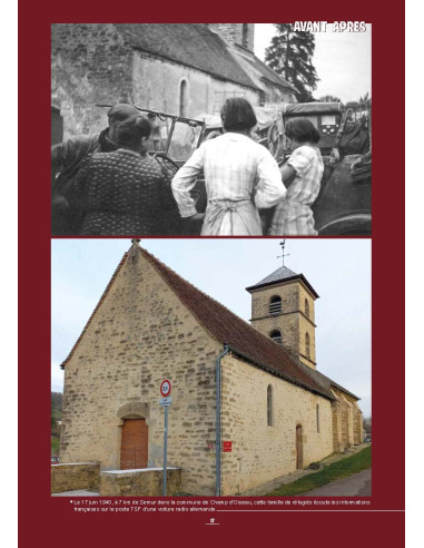 JUNI 1940, OP DE WEGEN VAN DE CÔTE-D'OR, VAN DE...