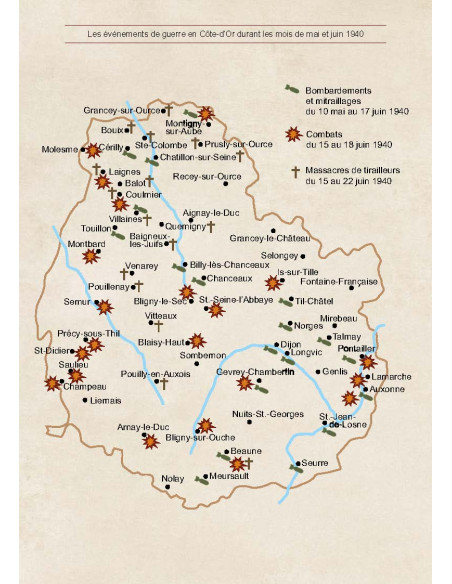 JUIN 1940, SUR LES ROUTES DE COTE-D’OR, DE LA DEBACLE A L’EXODE (Tome 2)