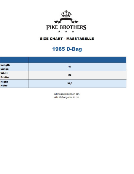 Sac 1965 D-Bag Medium Waxed Khaki - Pike Brothers