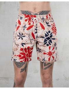 1961 Surf Short Entrega Orange Swim Shorts - Pike Brothers