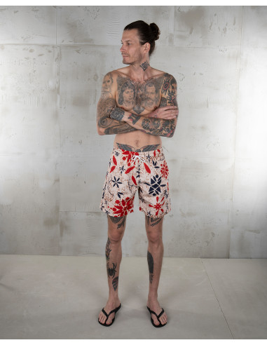 Zwembroek 1961 Surf Short Entrega Orange - Pike...