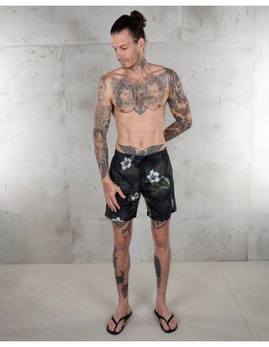 1961 Surf Short Entrega Black - Pike Brothers