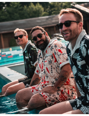 1961 Cabana Shirt Entrega Orange - Pike Brothers