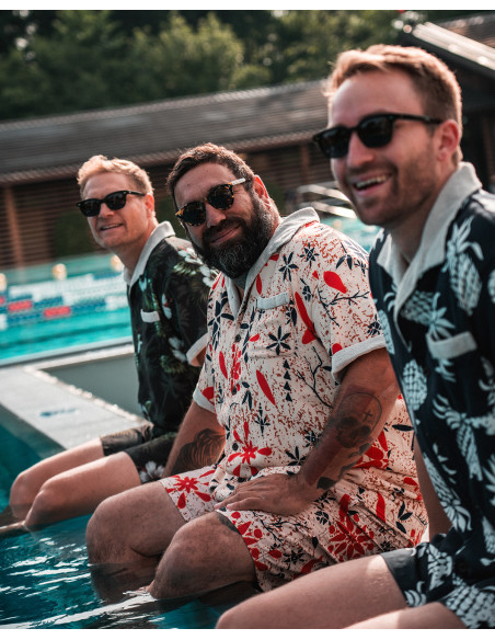 1961 Cabana Shirt Entrega Orange - Pike Brothers