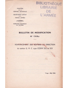 Wijzigingsbulletin nr. 124/Au - Ministerie van Nationale...