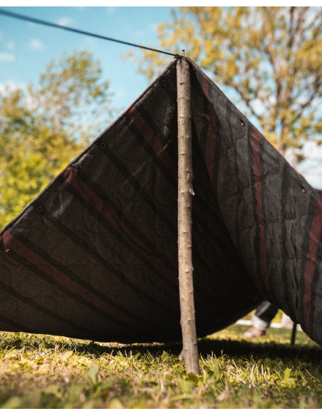 1965 Waxed Khaki Survival Blanket - Pike Brothers