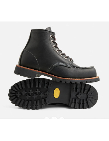 Stiefeletten 2949 Roughneck Moc Toe Black Oil...