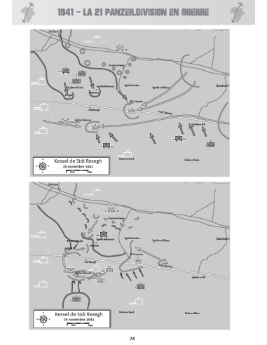 AFRIKAKORPS - La 21 Panzer-Division De la Lybie...