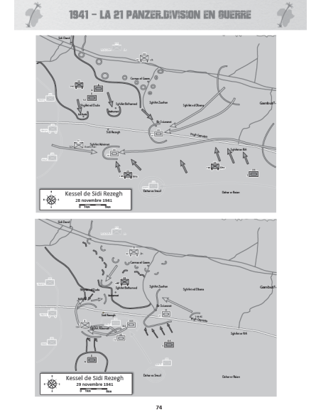 AFRIKAKORPS - La 21 Panzer-Division De la Lybie à la Tunisie