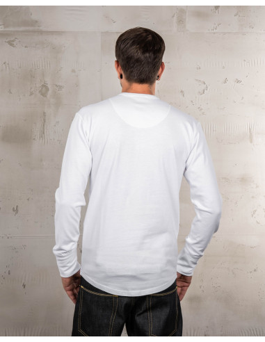 Camiseta 1927 Henley Shirt Long Sleeve Pure...