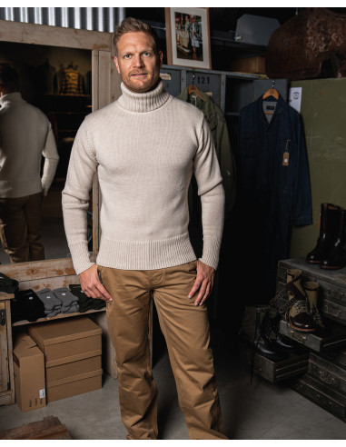 Rollkragenpullover 100% Wolle RAF 1941 Royal...