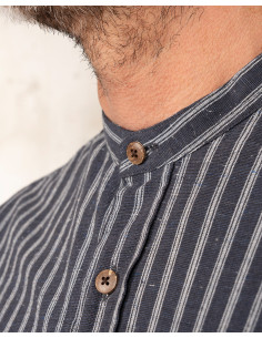 1923 Buccanoy Shirt Beppu Blue - Pike Brothers 2