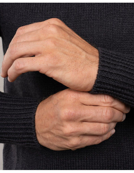 Turtleneck Sweater - 1923 Turtle Neck Anthracite Pike Brothers