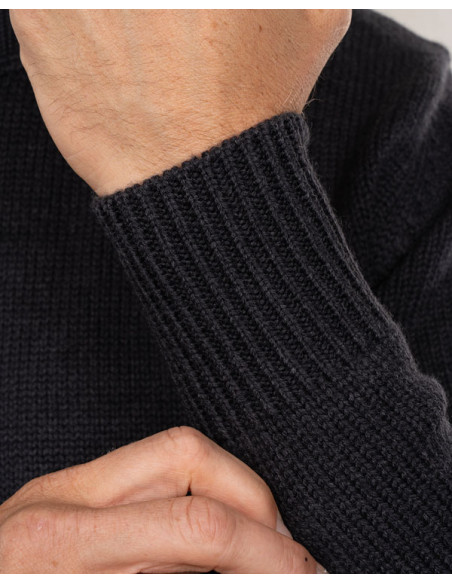 Turtleneck Sweater - 1923 Turtle Neck Anthracite Pike Brothers