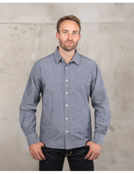 Hemd 1954 Oxford Shirt Ocean blue - Pike Brothers