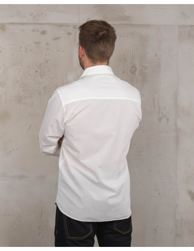 Chemise 1954 Oxford Shirt white chambray - Pike...