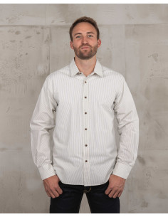 Chemise 1954 Oxford Shirt Kingston white - Pike Brothers
