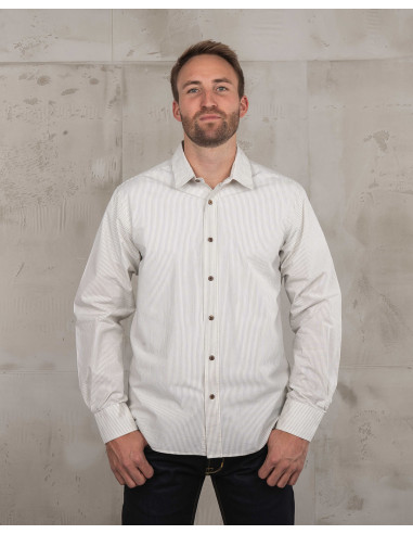 Chemise 1954 Oxford Shirt Kingston white - Pike...