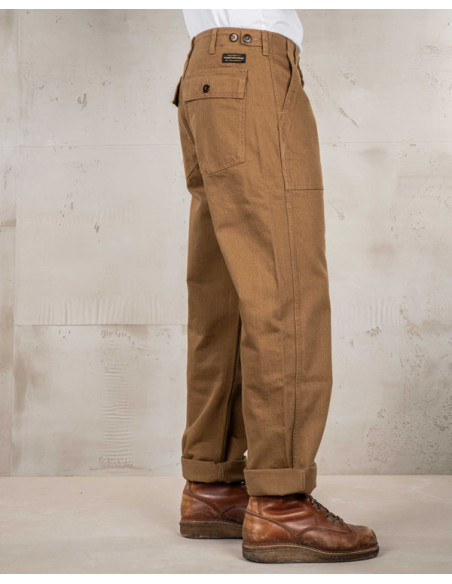 US Brown Trousers - 1962 OG-107 Pants Brown Pike Brothers