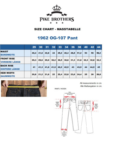 Broek 1962 OG-107 Pant navy - Pike Brothers