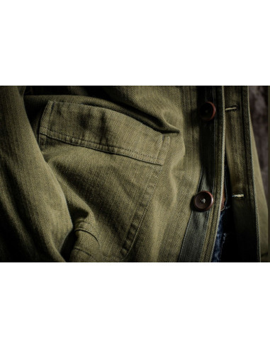Jacke LE BOURGERON HBT - Fleurs de Bagne