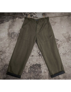 THE HBT CARGO TROUSERS - Fleurs de Bagne