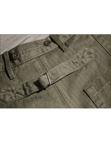 THE HBT CARGO TROUSERS - Fleurs de Bagne