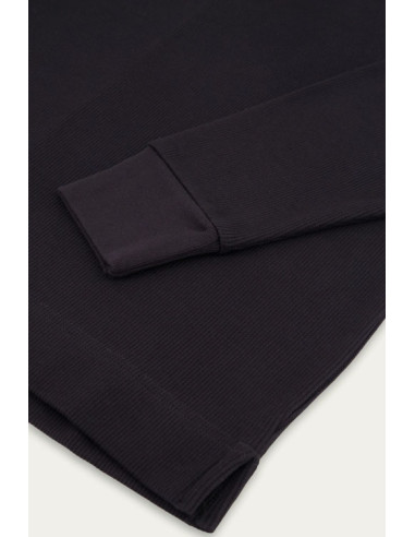 Vahé Fine-Knit Pullover Black - Nitto Kitwear Inc.