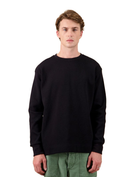 Vahé Fine-Knit Pullover Black - Nitto Kitwear Inc.