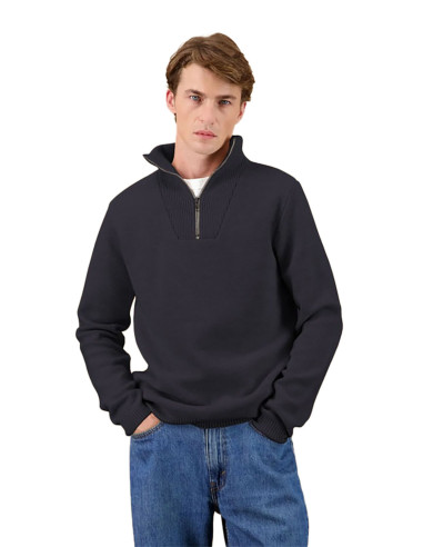 Truckerpullover Youri Merinowolle Anthrazit –...