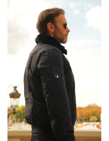 BLOUSON PILOTE RAFAL SCAFF NAVY - Patrouille de France