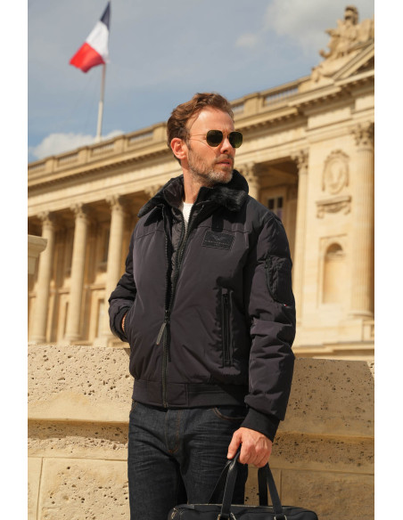 BLOUSON PILOTE RAFAL SCAFF NAVY - Patrouille de France