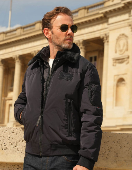 BLOUSON PILOTE RAFAL SCAFF NAVY - Patrouille de France
