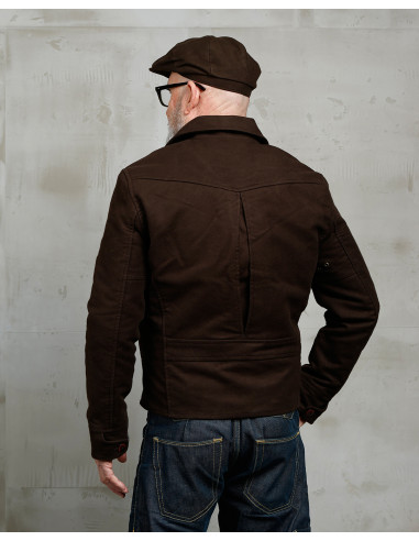 Blouson 1932 Roadster Jacket Moleskin Soil -...