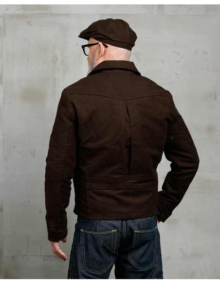 Blouson 1932 Roadster Jacket Moleskin Soil - Pike Brothers