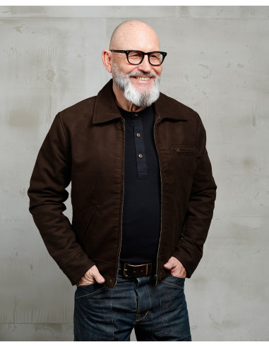 Blouson 1932 Roadster Jacket Moleskin Soil -...