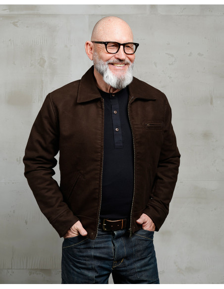 Blouson 1932 Roadster Jacket Moleskin Soil - Pike Brothers