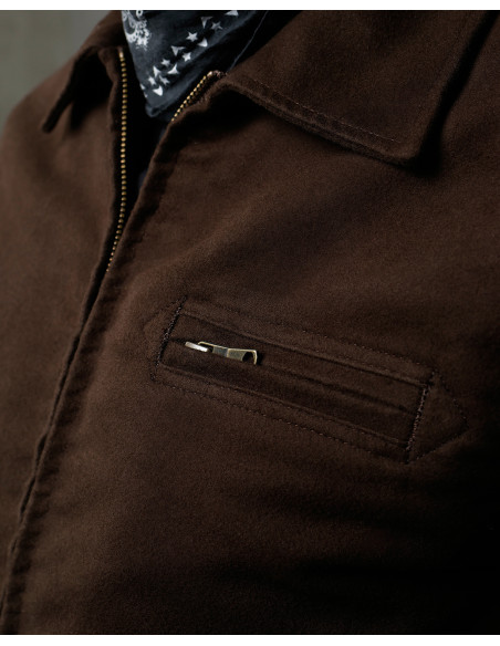 Jacket 1932 Roadster Jacket Moleskin Soil - Pike Brothers