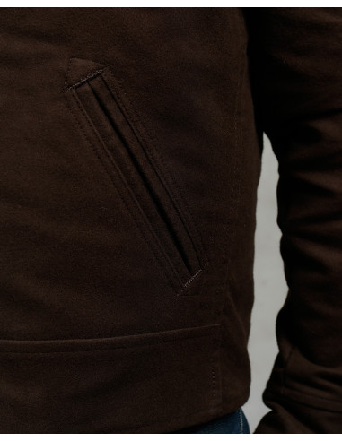 Blouson 1932 Roadster Jacket Moleskin Soil -...