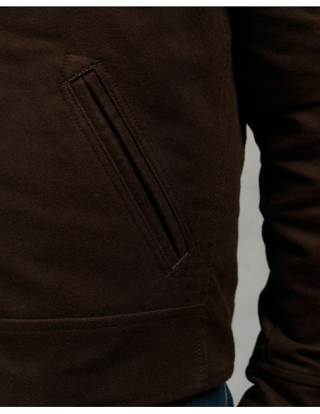 Blouson 1932 Roadster Jacket Moleskin Soil - Pike Brothers