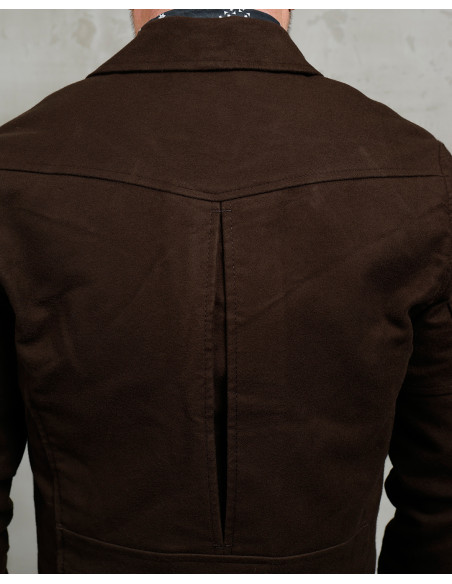 Blouson 1932 Roadster Jacket Moleskin Soil - Pike Brothers