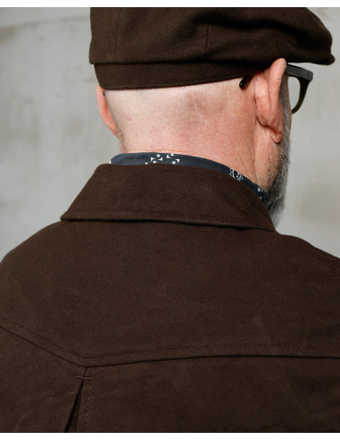 Blouson 1932 Roadster Jacket Moleskin Soil -...