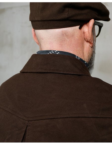 Blouson 1932 Roadster Jacket Moleskin Soil - Pike Brothers