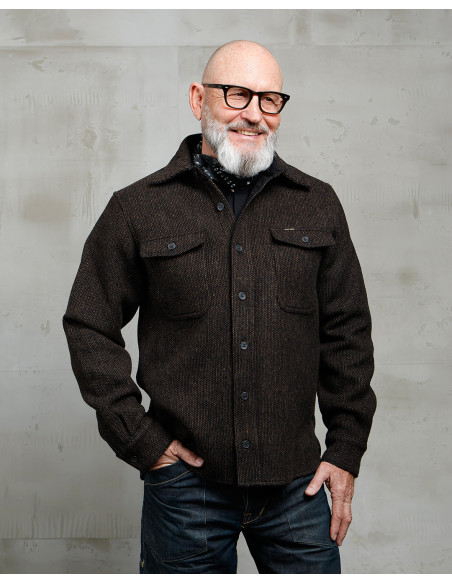 Overshirt 1943 CPO Shirt Atlanta Brown - Pike Brothers