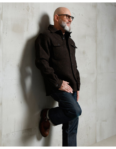 Overshirt 1943 CPO Shirt Atlanta Brown - Pike...