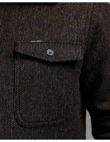 Overshirt 1943 CPO Shirt Atlanta Brown - Pike...