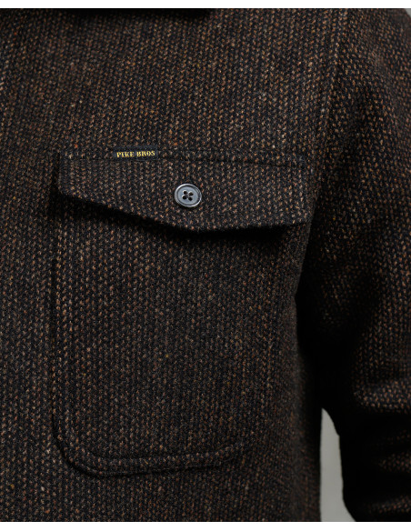 Overshirt 1943 CPO Shirt Atlanta Brown - Pike Brothers