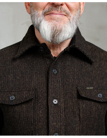 Overshirt 1943 CPO Shirt Atlanta Brown - Pike Brothers