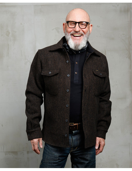 Overshirt 1943 CPO Shirt Atlanta Brown - Pike Brothers
