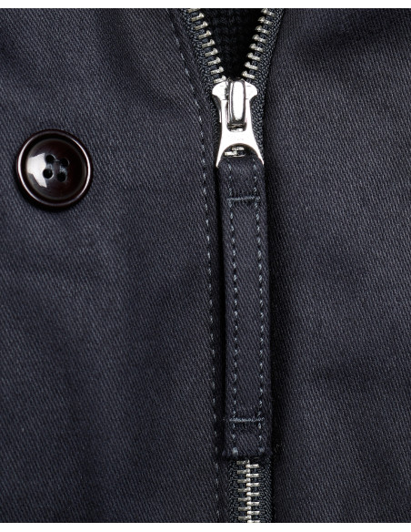 Blouson de pont USN 1944 N1 Deck Jacket Elephant Skin Asphalt - Pike Brothers